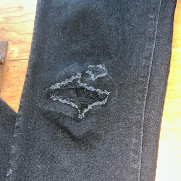 Mens. American Eagle Airflex Black Distressed Jeana Size 31 - Picture 5 of 14